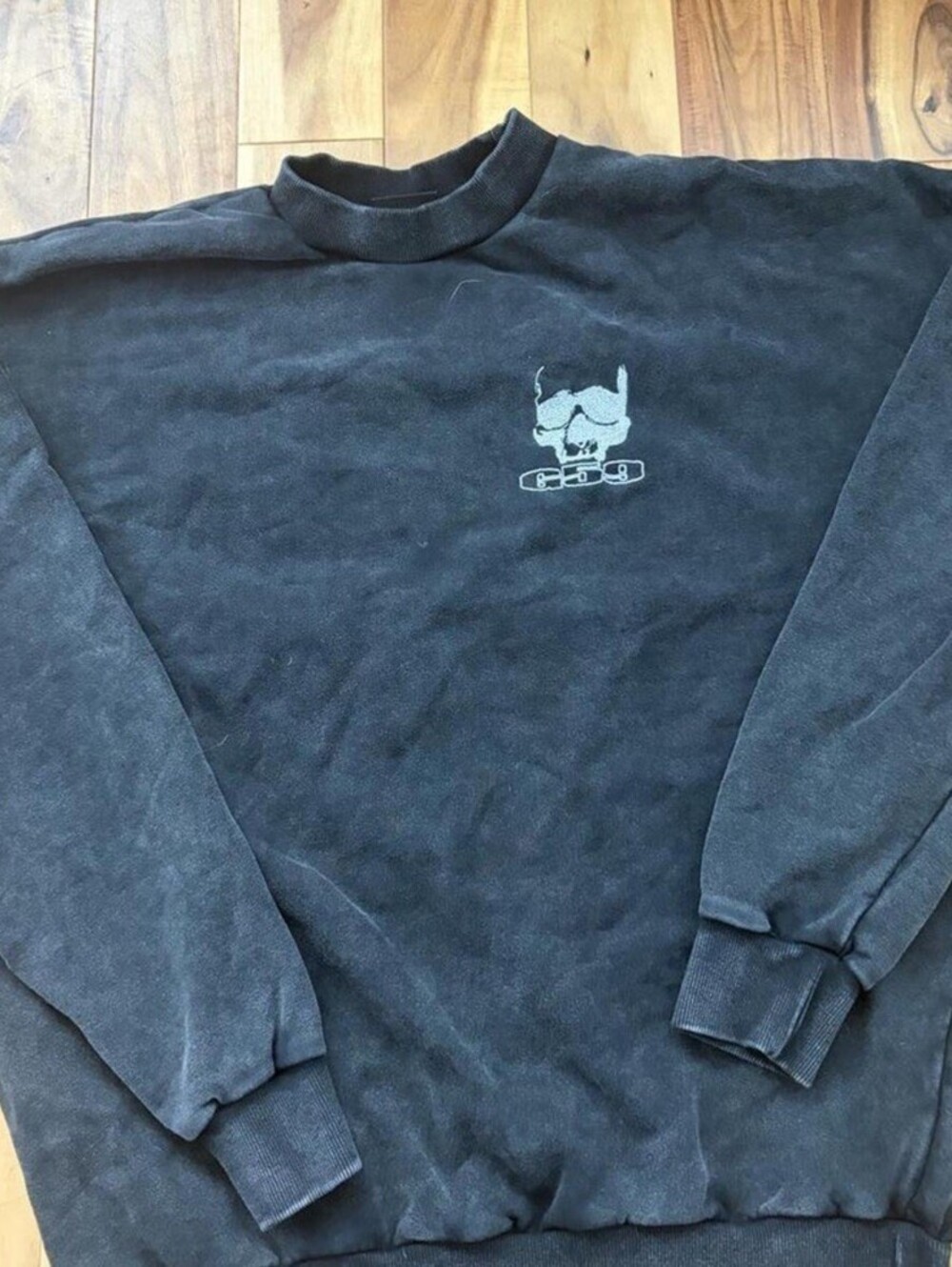 G59 Crewneck Sweatshirt Thermal Vintaged Washed